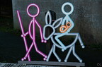 Rue Abbesse Crèche panneau face Aquanil